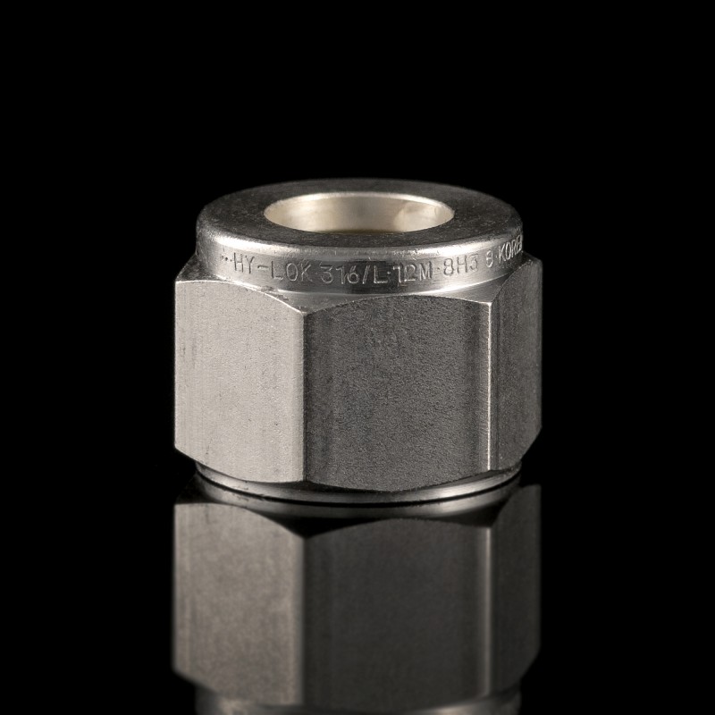 Гайка фитинга из нержавеющей стали 12мм Гайка фитинга из нержавеющей стали 12мм