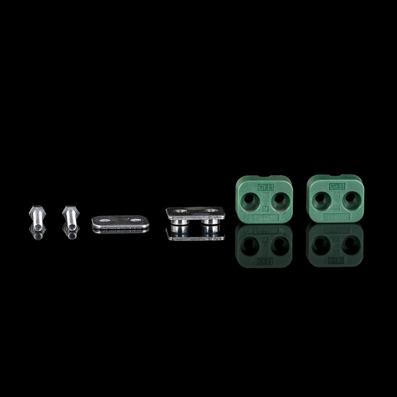 Зажим легкой серии на 2х болтах 8мм корпус из полипропилена Зажим легкой серии на 2х болтах 8мм корпус из полипропилена