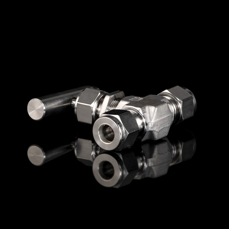 Игольчатый вентиль серии NV проходной 8мм