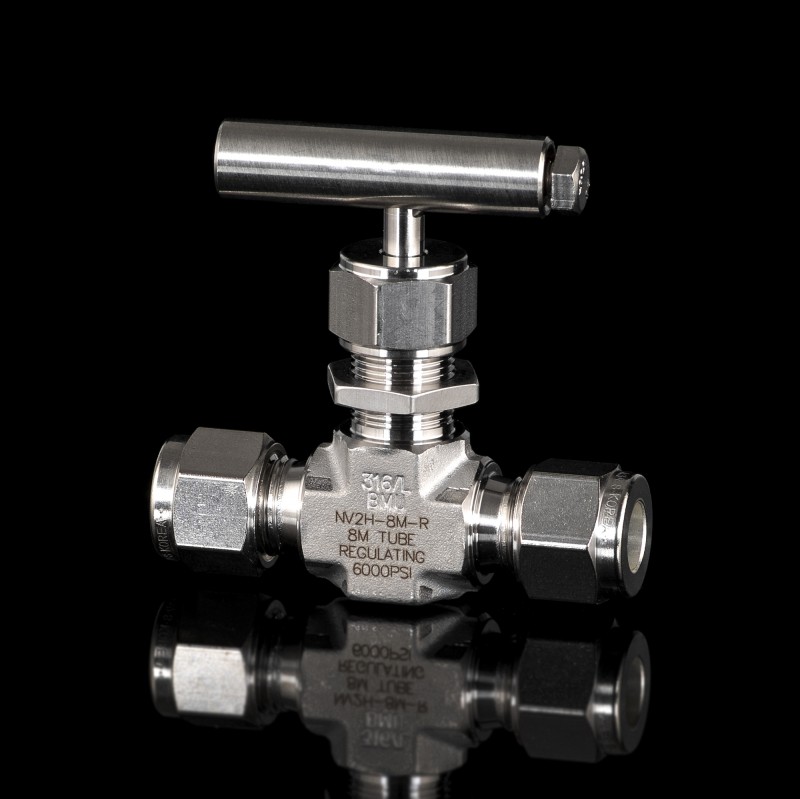 Игольчатый вентиль серии NV проходной 8мм